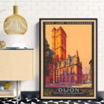affiche dijon vintage