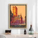affiche dijon vintage