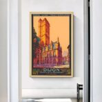 affiche dijon vintage