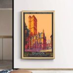 affiche dijon vintage