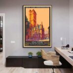 affiche dijon vintage