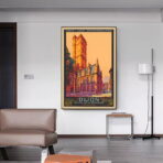 affiche dijon vintage