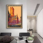 affiche dijon vintage