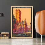 affiche dijon vintage