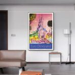 affiche disneyland vintage