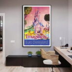 affiche disneyland vintage