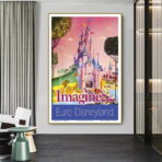 affiche disneyland vintage