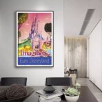 affiche disneyland vintage