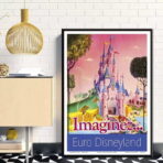 affiche disneyland vintage
