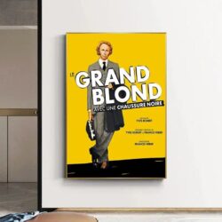 affiche du film le grand blond avec une chaussure noire