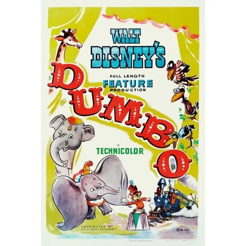 affiche-dumbo-disney affiche dumbo disney