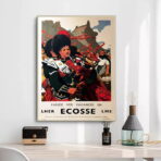 affiche ecosse vintage