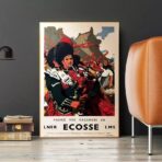 affiche ecosse vintage