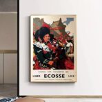 affiche ecosse vintage