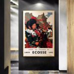 affiche ecosse vintage