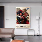 affiche ecosse vintage