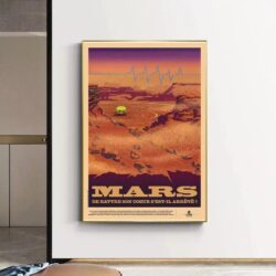 affiche espace vintage
