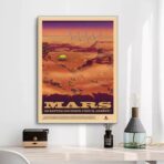 affiche espace vintage