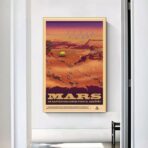 affiche espace vintage