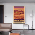 affiche espace vintage