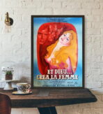 affiche et dieu créa la femme
