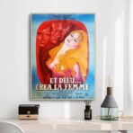 affiche et dieu créa la femme