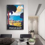 affiche évian les bains