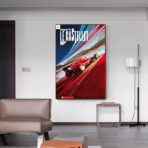 affiche ferrari vintage