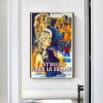 affiche film et dieu créa la femme