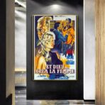 affiche film et dieu créa la femme
