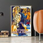 affiche film et dieu créa la femme
