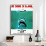 Affiche Vintage <br> Les Dents De La Mer – Image 2