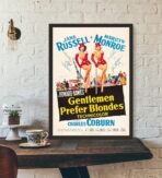 affiche film les hommes préfèrent les blondes