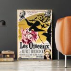 Affiche Film Les Oiseaux Hitchcock
