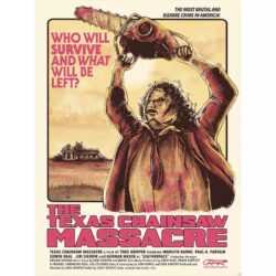affiche film massacre à la tronçonneuse