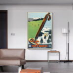 affiche font remeu vintage