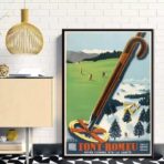 affiche font remeu vintage