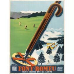 affiche font remeu vintage