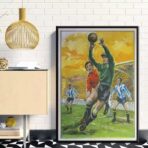 Affiche Foot Vintage