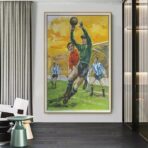 Affiche Foot Vintage