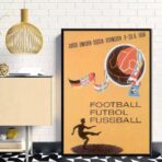 affiche football vintage