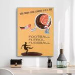 affiche football vintage