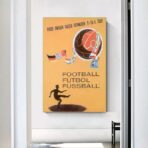 affiche football vintage