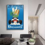 affiche formule 1 vintage