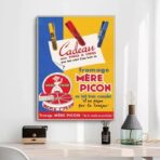 affiche fromage vintage