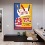 affiche fromage vintage