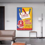 affiche fromage vintage
