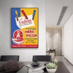 affiche fromage vintage