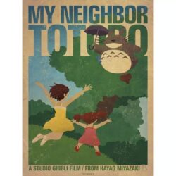 affiche ghibli vintage