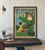 affiche ghibli vintage